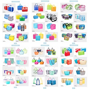 Tas kotak makan siang Kustom/standar terisolasi termal tas pendingin makan siang anak dewasa wanita dapat digunakan kembali tahan air kanvas tas pendingin - Product Image 5
