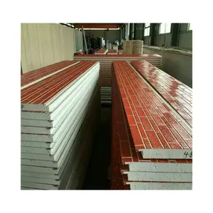 Hot sale heat insulation metal ceiling or wall panel 50mm thermal insulation xps wall panel trade metal carved sandwich panel