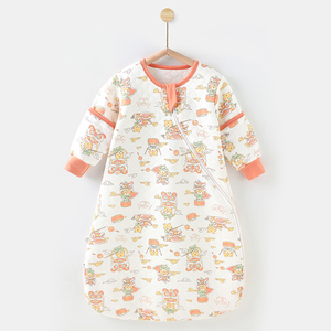 HUOYOUNG OEM personalizado bebé algodón <span class=keywords><strong>saco</strong></span> de dormir niños de una sola capa gruesa sacos de dormir niña usable manta pijamas con <span class=keywords><strong>invierno</strong></span> - Product Image 1