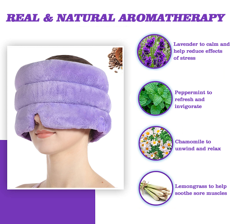 relaxation & therapy heat bags wheat bag microwave lavender aromatherapy heating pad for headache relief