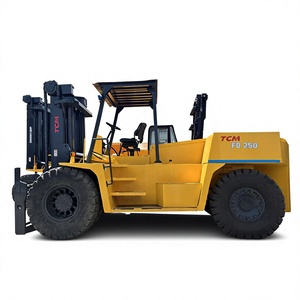 รถยกดีเซล TCM 4x4 มือสอง พร้อมเครื่องยนต์คัมมินส์ ระบบเปลี่ยนทิศทางด้านข้างแบบไฟฟ้า เสากระโดงสามตอน ยางลม ความสูงยกงา 3.5 เมตร - Product Image 1