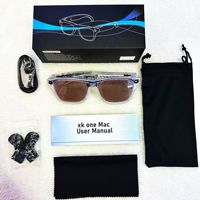 Lunettes intelligentes XK ONE MAC avec verres électrochromiques, traduction, prise de vue anti-tremblement, reconnaissance d'objets par IA, appels Bluetooth