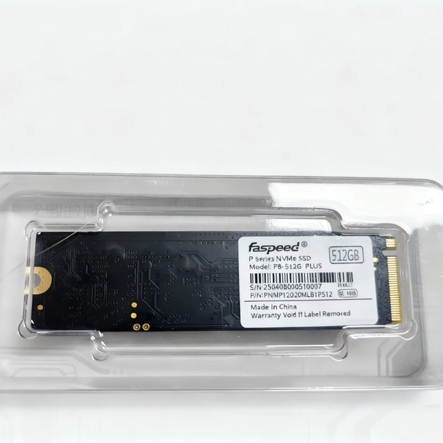 Fast Internal M.2 NVMe SSD 1TB/512GB/256GB Faspeed P8 Series with 3D NAND PCIe Gen3 Durable & 3-Year Warranty Wireless Ready