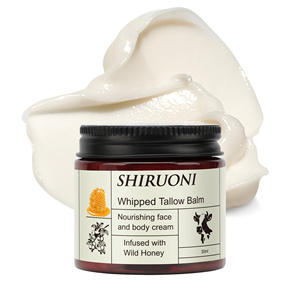 Crème <span class=keywords><strong>pour</strong></span> le <span class=keywords><strong>visage</strong></span> au suif de bœuf nourri à <span class=keywords><strong>l</strong></span>'herbe, marque privée, anti-rides, nourrissante, hydratation intense - Product Image 1