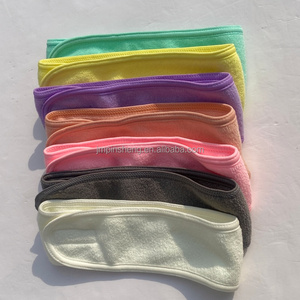 ที่คาด<span class=keywords><strong>ผม</strong></span>ผ้าขนแกะบูเคลคุณภาพสูง ปรับได้ด้วยเวลโคร ทนทาน ระบายอากาศได้ดี สำหรับผู้หญิง ใช้สำหรับทำความสะอาดใบหน้าและผม พร้อมโลโก้แบบกำหนดเอง - Product Image 3