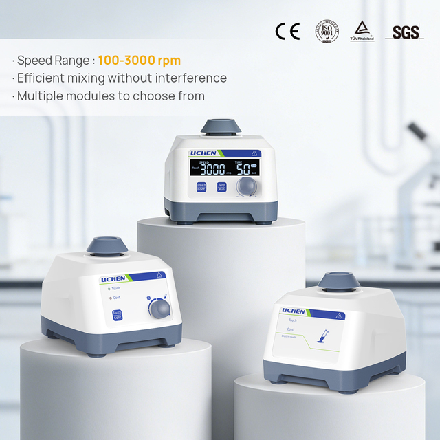 Lab Instrument vortex Mixer 3000rpm Speed Brushless DC Motors Laboratory vortex Mixer Price