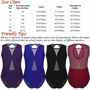 3-12 niños niñas Ballet danza estiramiento leotardo mono fabricante de ropa de baile ropa de entrenamiento traje de baile ejercicio gimnástico - Product Image 6