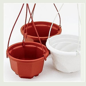 Venta al por mayor de varios tamaños de <span class=keywords><strong>interior</strong></span> verde planta vivero PP octogonal espiral cesta colgante maceta de plástico - Product Image 2
