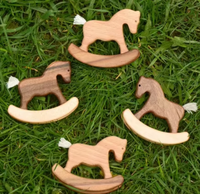 Cheval à bascule en bois, jouets Montessori, jouet sensoriel Wardorf