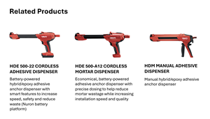 <span class=keywords><strong>HILTI</strong></span> HIT-HY 170 Perno <span class=keywords><strong>de</strong></span> <span class=keywords><strong>Anclaje</strong></span> Químico/Adhesivo Inyectable para <span class=keywords><strong>Anclaje</strong></span> en Hormigón y Mampostería 0.33I/0.5I - Product Image 6