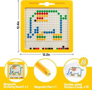 Manyetik çizim kurulu manyetik çizim kurulu nokta sanat araba uçak faaliyetleri gezi oyunları oyuncak - Product Image 3