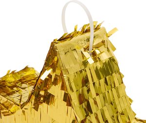 Pafu <span class=keywords><strong>Pinata</strong></span> étoile dorée de 13 pouces pour anniversaire, fête prénatale, fournitures de fête, faveur, décorations Eid Mubarak Ramadan - Product Image 2