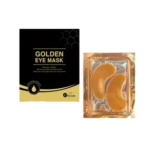 Oragnic Sleep Eye Gel Patch Pads Masks Anti Aging Remove Dark Circles Collagen Seaweed Silicone Hydrogel 24k Gold Eye Mask