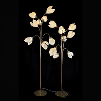Nouvelle salle de mariage lustre en cristal accessoires de mariage bande de cristal de glace route plomb fleur led lumière support pour la décoration de mariage