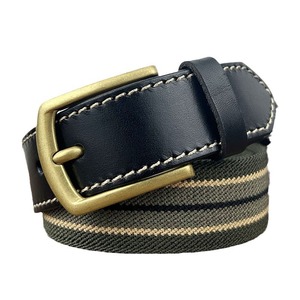 Sản Xuất Bán Buôn Có Thể Điều Chỉnh Vải Golf Thắt Lưng Cho Người Đàn Ông Quần Jean Sức Mạnh Đàn Hồi Bện Vải Web Vành Đai Cho Nam Giới Ăn Mặc Giản Dị - Product Image 2