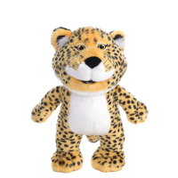 Peluche Léopard Personnalisée sur Mesure, Jouet en Peluche Léopard de Taille Personnalisée, Peluche Léopard en Position Debout