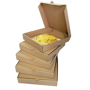 Biodegradable Package Food Grade Food Storage Package Disposable Pizza Box 5 - 12 Inch Customizable Folders