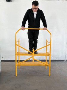 Giàn giáo di động điện gấp gọn thiết kế hiện đại, điều khiển từ xa, sử dụng được với các vật liệu khác như nhôm & thép - Product Image 6