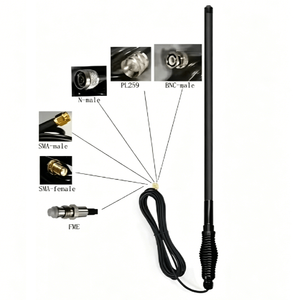 เสาอากาศไฟเบอร์กลาสแบบสปริงขนาดใหญ่ 4780 1.1 เมตร 4x4 ออฟโรด สำหรับ VHF UHF V/U  แบบสปริงบาร์เรล รับน้ำหนักได้มาก - Product Image 2