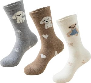 Calcetines de Dormir de Invierno de Felpa, Súper Cómodos, Suaves y Cálidos, el Mejor Regalo para Familiares y Amigos - Product Image 1