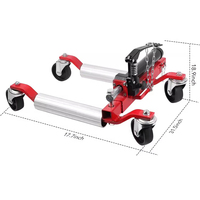 Catégorie de produit Positionnement de véhicule hydraulique de 12 pouces Go Jack 680kg Wheel Skate Car Dolly Vehicle Jacks