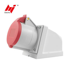 防音3P + E IP44壁取り付け32A工業用ソケットアウトレット中国工場販売 - Product Image 2