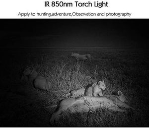 Mạnh mẽ 850nm LED Torch ánh sáng Zoomable <span class=keywords><strong>IR</strong></span> đèn pin hồng ngoại 850nm đèn LED cho tầm nhìn ban đêm - Product Image 6