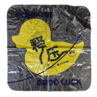Cadeau publicitaire de personnalité créative de sieste d'oreiller gonflable double transparent avec sac d'emballage en plastique