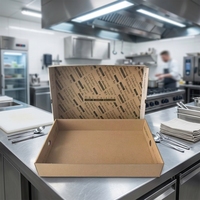 Boîte d'emballage alimentaire rapide recyclable avec logo personnalisé, pour churros, sushis, à emporter, avec couvercle, finition mate, grande taille, pour la restauration