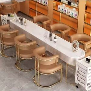 Luxury Dining <b>Chair</b> Hotel <b>Sales</b> Office Beauty Salon Receives Mahjong Sofa <b>Chair</b> Nail Salon Customer Makeup <b>Chair</b> - Product Image 5