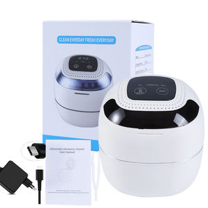 Limpiador ultrasónico UV portátil de 25w y 45Khz con ventilador de secado para dentaduras postizas, aparatos ortodónticos, protectores bucales, retenedores, joyas y limpieza de collares. - Product Image 5