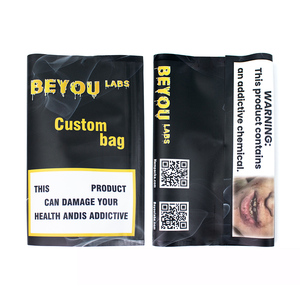 Custom Tobacco Packaging Bag <b>Plastic</b> Packing Hand <b>Rolling</b> Tobacco Pouches With Zipper - Product Image 4