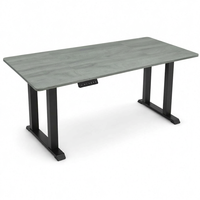 Bureau debout électrique ergonomique moderne à hauteur réglable, plateau en bois de noyer, écologique, 5 réglages de mémoire pour usage domestique ou au bureau