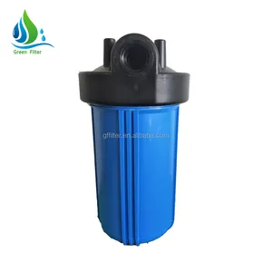 Carcasa grande de plástico para filtro de agua, 20 ", azul