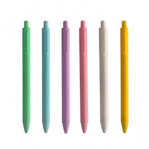 Stylo à encre gel rétractable en plastique mignon à pointe fine, promotion au meilleur prix, avec logo personnalisé - Product Image 1