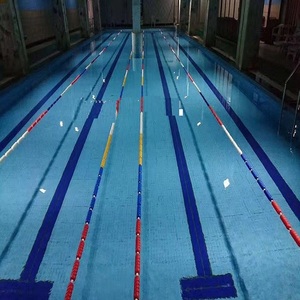 <span class=keywords><strong>Bouée</strong></span> de séparation de piscine spirale écologique pour compétition, modèle Golden Cup Wave Strip, pour piscines profondes ou peu profondes - Product Image 5