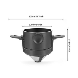 DIY <strong>Coffee</strong> Funnel Mesh Stainless Steel Filter <strong>Coffee</strong> Tools <strong>Folding</strong> and Portable <strong>Coffee</strong> Accessories - Product Image 3