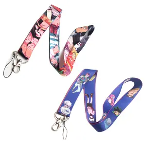 Hot sale hunter hero Academy mobile phone lanyard multiple camera card mobile phone tag hanging neck keychain lanyard