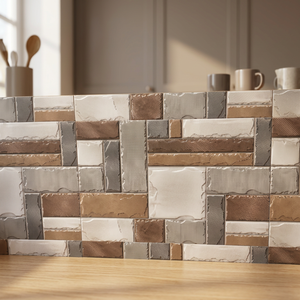 Vistaar Bright Color <b>Brick</b> Porcelain Design 300x600mm 30x60cm 12x24in Modern Micro Crystal Glazed Ceramic Elevation Tiles - Product Image 1