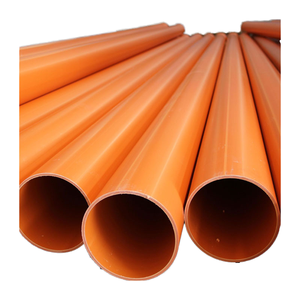 OEM tubo condotto elettrico canalizzazione 80mm 100mm programma 40 testa tonda CPVC MPP PVC cavo sotterraneo fornitura - Product Image 1
