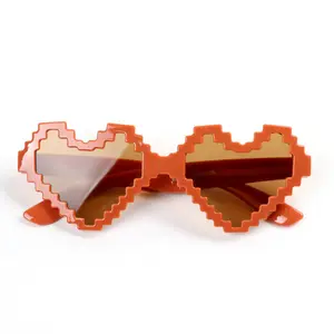 Óculos de sol TY1183 para meninos e meninas, óculos fofos em formato de coração e pêssego, óculos retrô de boa qualidade, moda infantil