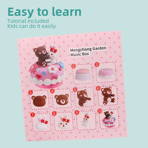 وصل حديثًا إبداعي مجموعات طين الهواء الجاف 6 ألوان سحرية لعبة طين جاف للهواء للأطفال تصنعها بنفسك فن طين جاف للهواء - Product Image 4