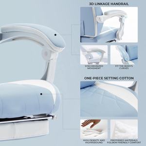 <span class=keywords><strong>Silla</strong></span> de Oficina de Alta Calidad con Diseño de Chica Tierna, Serie Sanrio, <span class=keywords><strong>Silla</strong></span> <span class=keywords><strong>Gamer</strong></span> para Habitación, <span class=keywords><strong>Silla</strong></span> de Juego <span class=keywords><strong>Cinnamoroll</strong></span> con Soporte para Piernas - Product Image 4