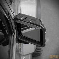Pare-pluie de couverture de rétroviseur OMU Genesis pour accessoires de garde de miroir Jeep Wrangler JK/Gladiator JT