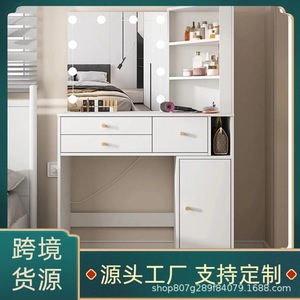 Tocador de <span class=keywords><strong>mesa</strong></span> de <span class=keywords><strong>uñas</strong></span> moderno Americano europeo <span class=keywords><strong>para</strong></span> <span class=keywords><strong>Amazon</strong></span> Hot Panel muebles espejo nueva belleza <span class=keywords><strong>para</strong></span> sala de estar fábrica al por mayor - Product Image 2