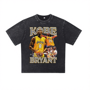 เสื้อยืดผู้ชายแบรนด์ทันสมัย สไตล์วินเทจ ลายเกล็ดหิมะ แขนแร็กแลน ผ้าฝ้ายหวีป้องกันแบคทีเรีย สีขาว พิมพ์ดิจิตอลด้วยเทคนิค Direct Injection - Product Image 1