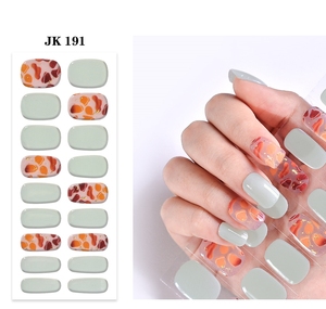 El nuevo efecto de fábrica, pegatinas de esmalte de <span class=keywords><strong>uñas</strong></span> de <span class=keywords><strong>color</strong></span> neón sólido, tiras de <span class=keywords><strong>uñas</strong></span> de Gel semicurado, envolturas artísticas para <span class=keywords><strong>uñas</strong></span>, tiras de esmalte de dedos - Product Image 3