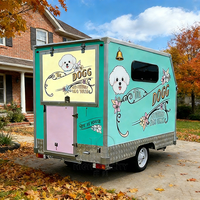 Remorque de toilettage mobile multifonctionnelle pour chiens, chats et petits animaux avec équipement de qualité professionnelle