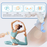 Cache-tétons OEM jetables pour femmes, 2,95 pouces, grands, en gel de silicone de qualité médicale, hypoallergéniques, ultra-fins