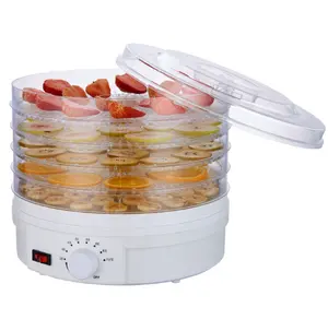 Hot Sale 5 Schichten, Digital Electric Haushalts fleisch Fisch Gemüse Kräuter Tee Blume Tiernahrung Mini Obst trockner Maschine